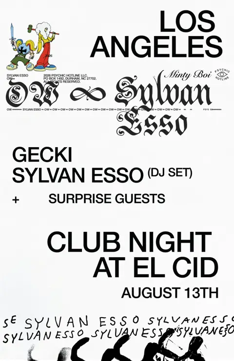 Minty Boi Pres: Sylvan Esso (DJ set) In LA