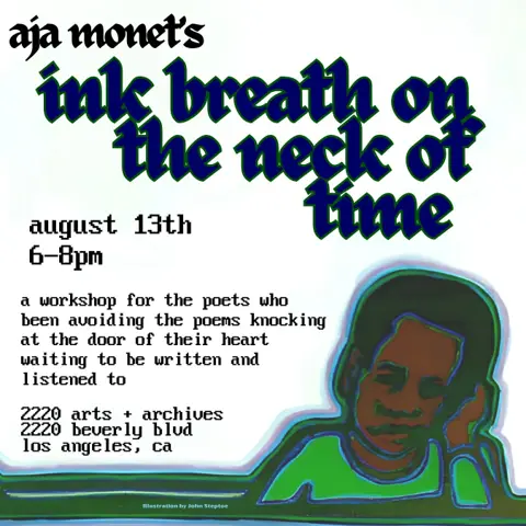 Windgrease Festival: aja monet's ink breath on the neck of time