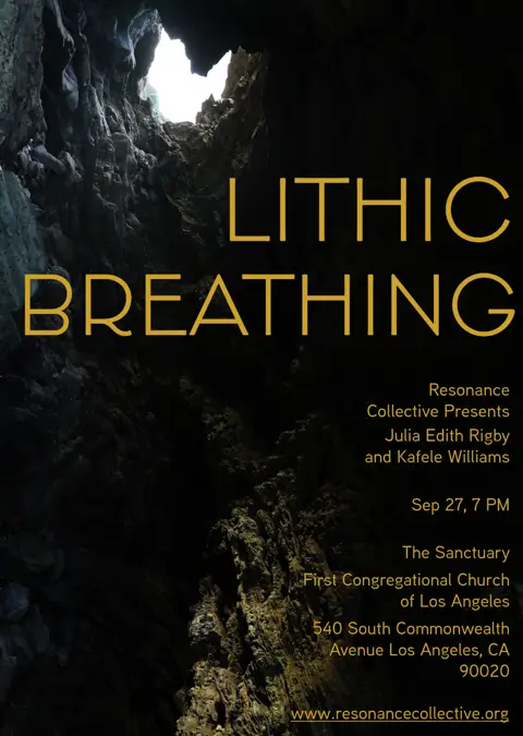 Resonance Collective presents Julia Edith Rigby and Kafele Williams