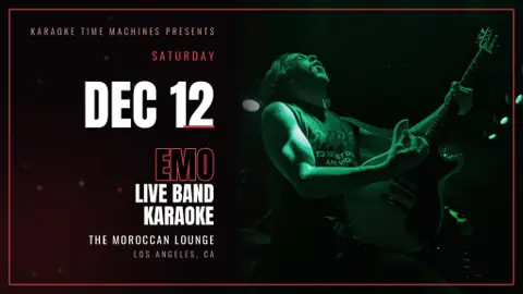 Karaoke Time Machines Presents: Emo Karaoke
