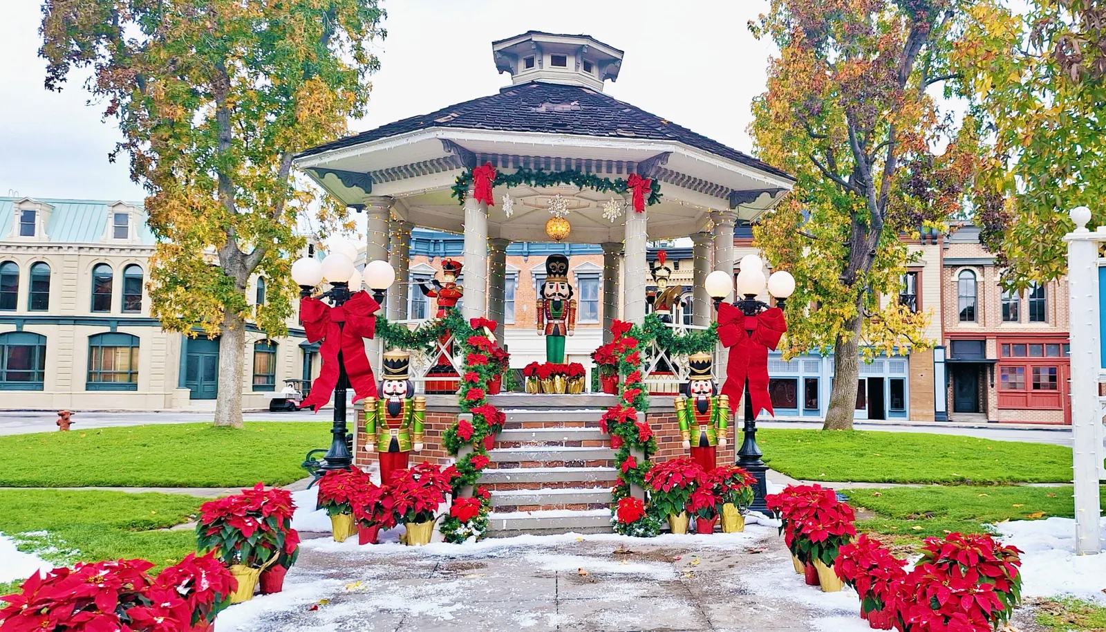 Festive shopping and decor at The Holiday Village, Westfield Century City