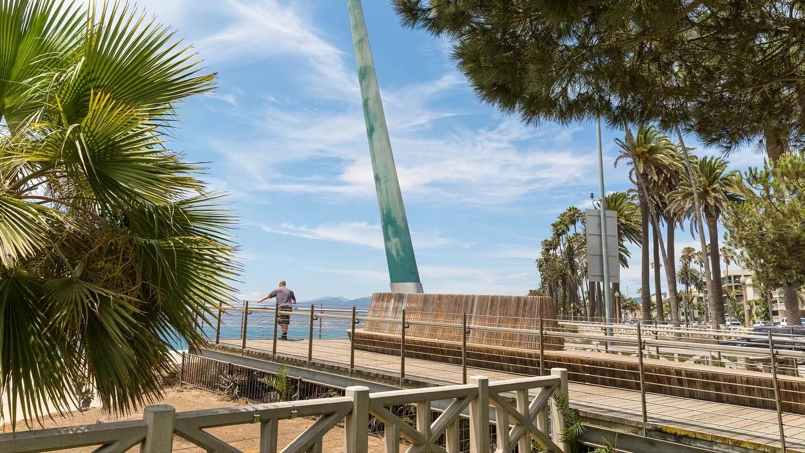 Palisades Park bluff-top views over Santa Monica Bay