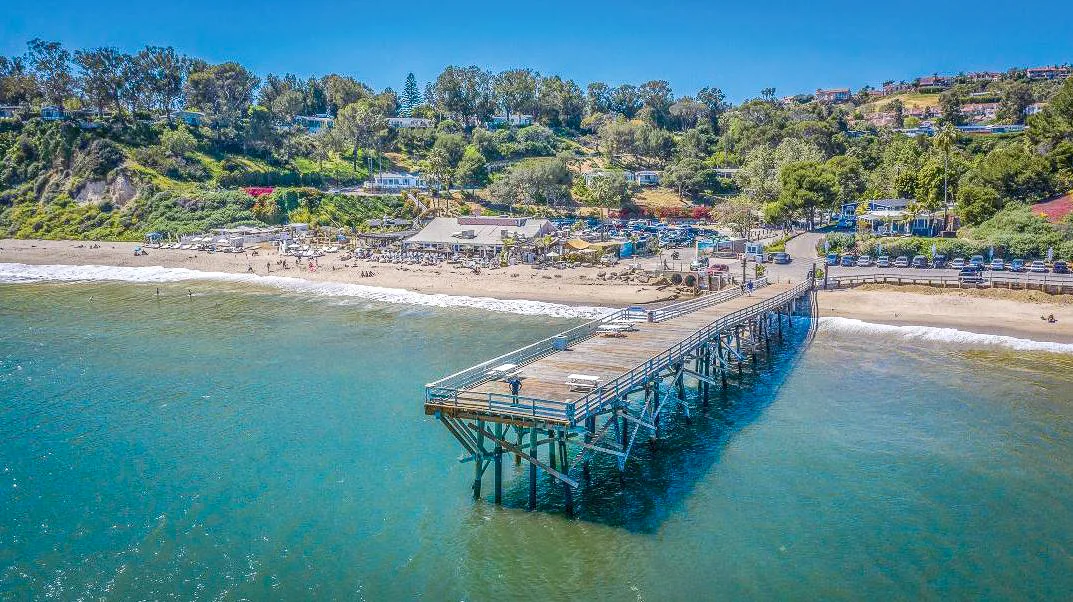 The pier and cove at Paradise Cove, Malibu