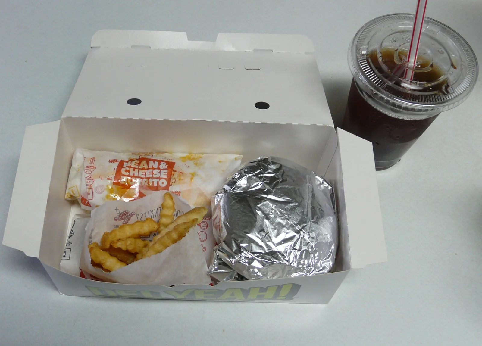 Del Taco Double Del Cheeseburger in Los Angeles