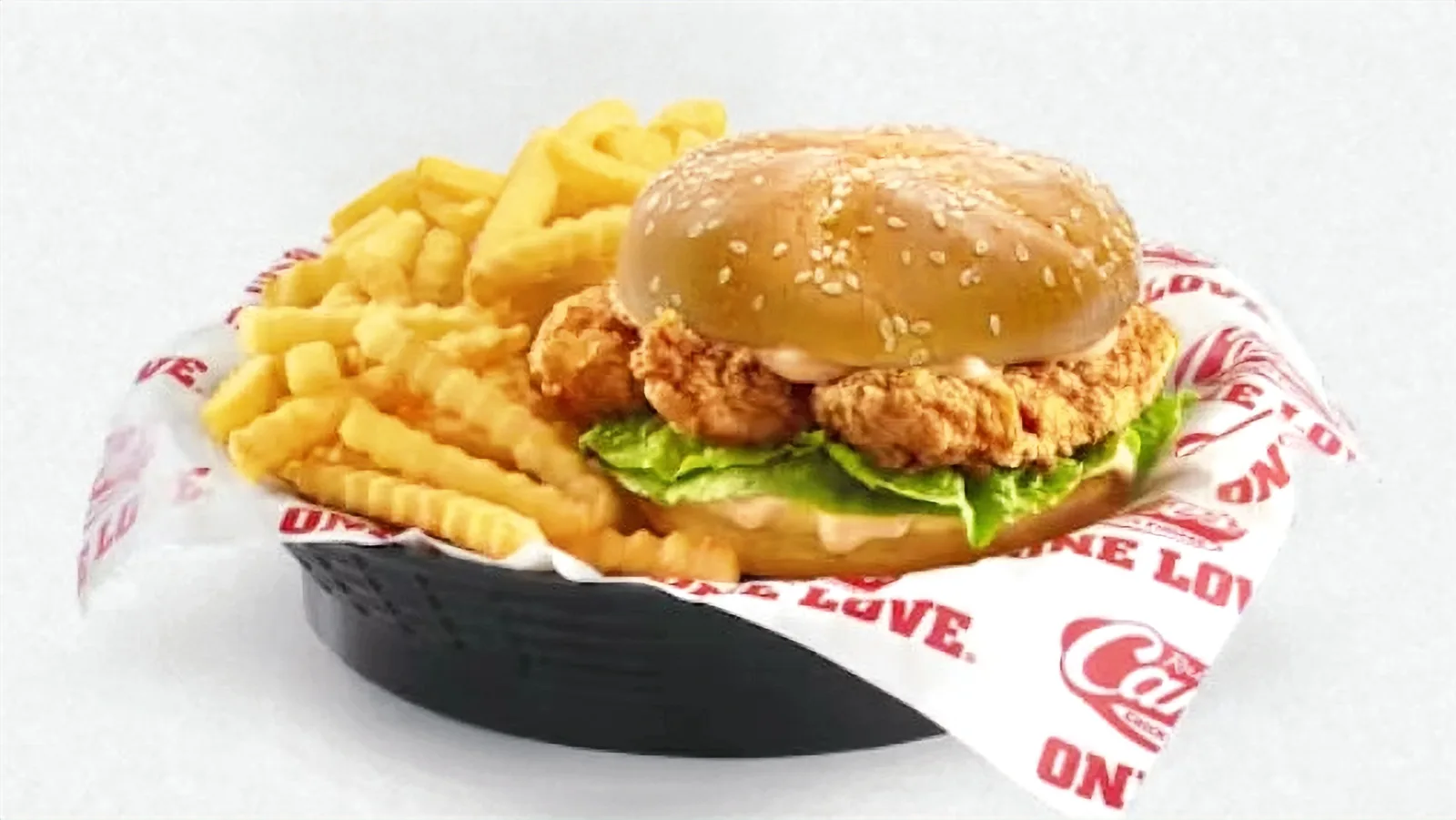 Raising Cane's combo basket of chicken tenders