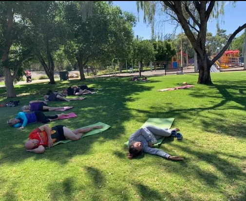 Open grass area at Freemont Park in Glendale