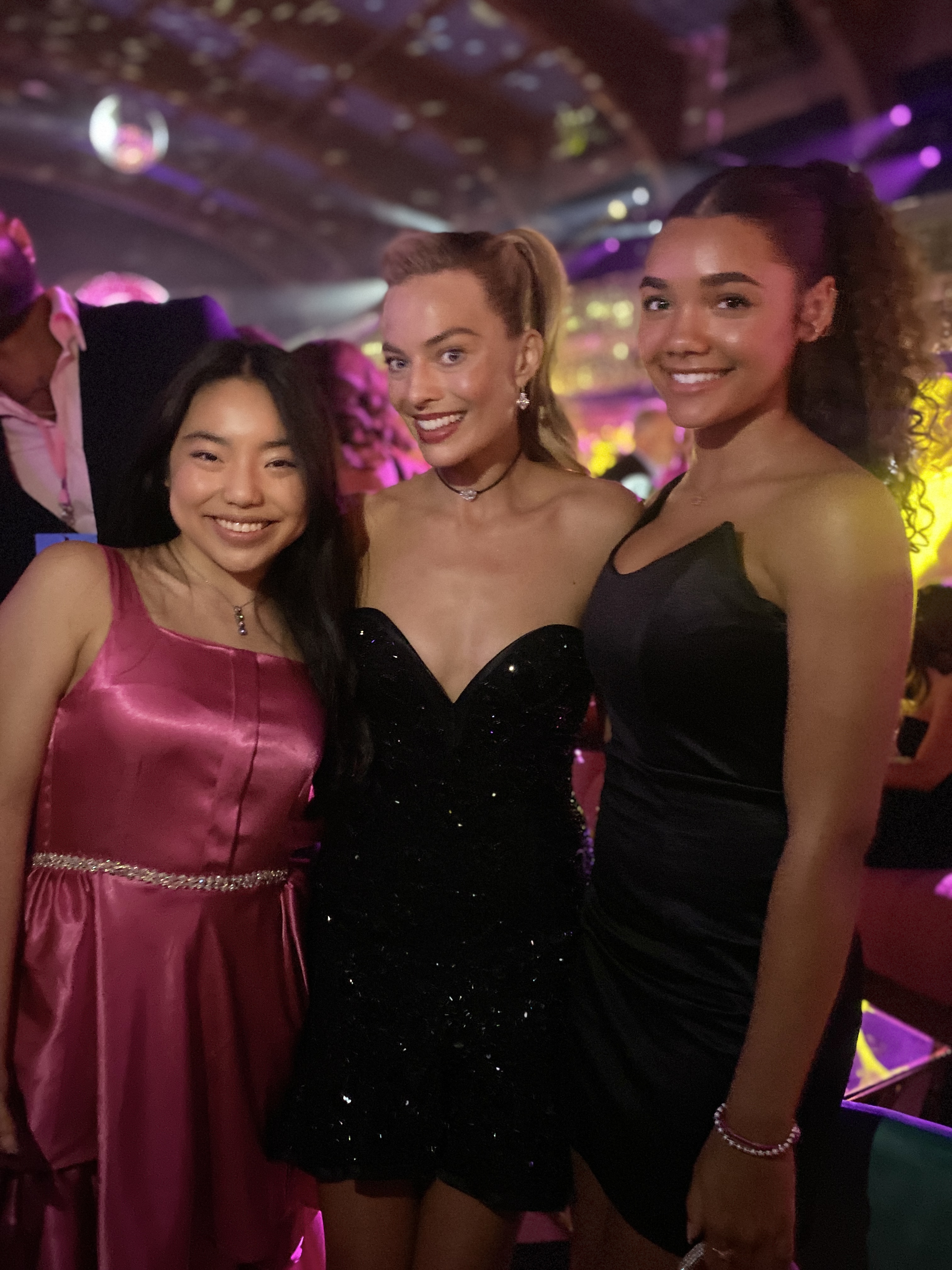 iStage Entertainment talent with Margot Robbie