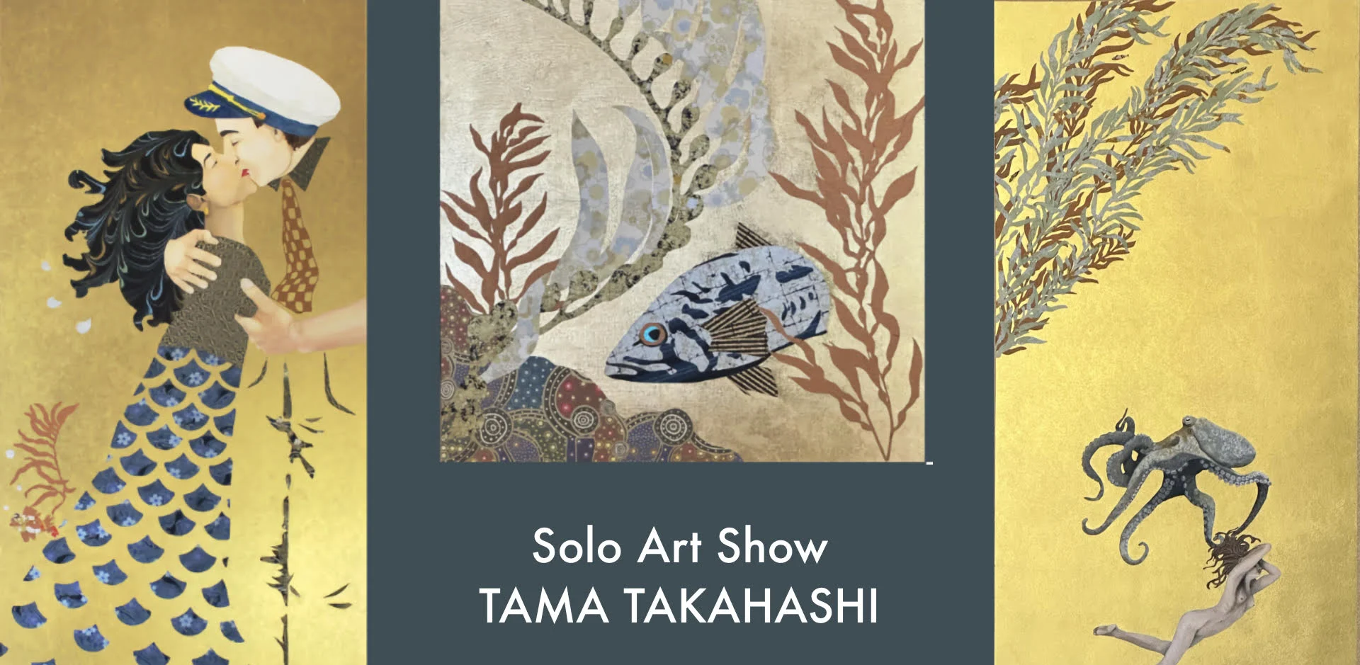 Tama Takahashi: The Land and Sea in 24-Karat Gold (Opening Day)