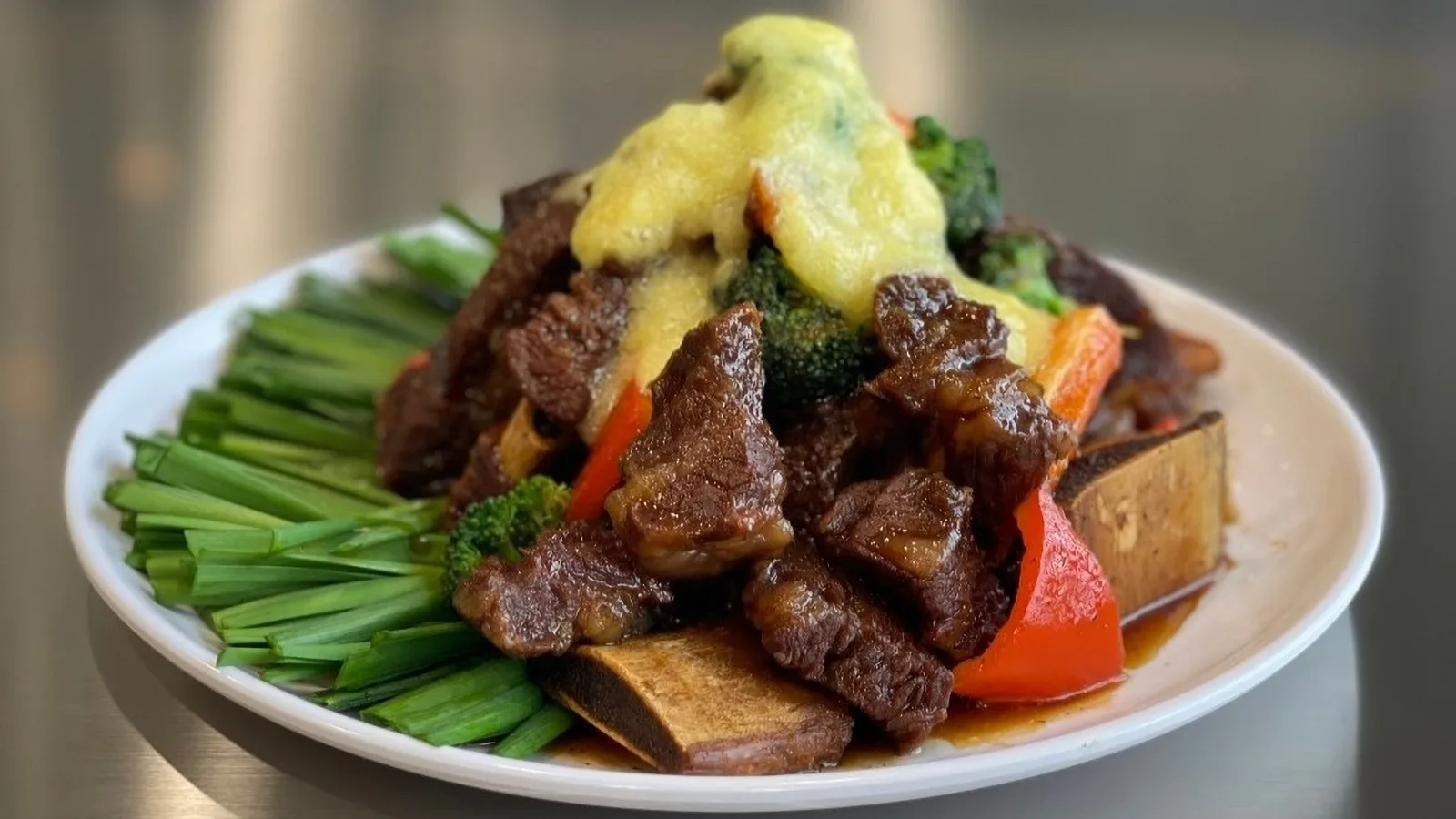 A hearty Korean meat dish served at Boiler in Koreatown