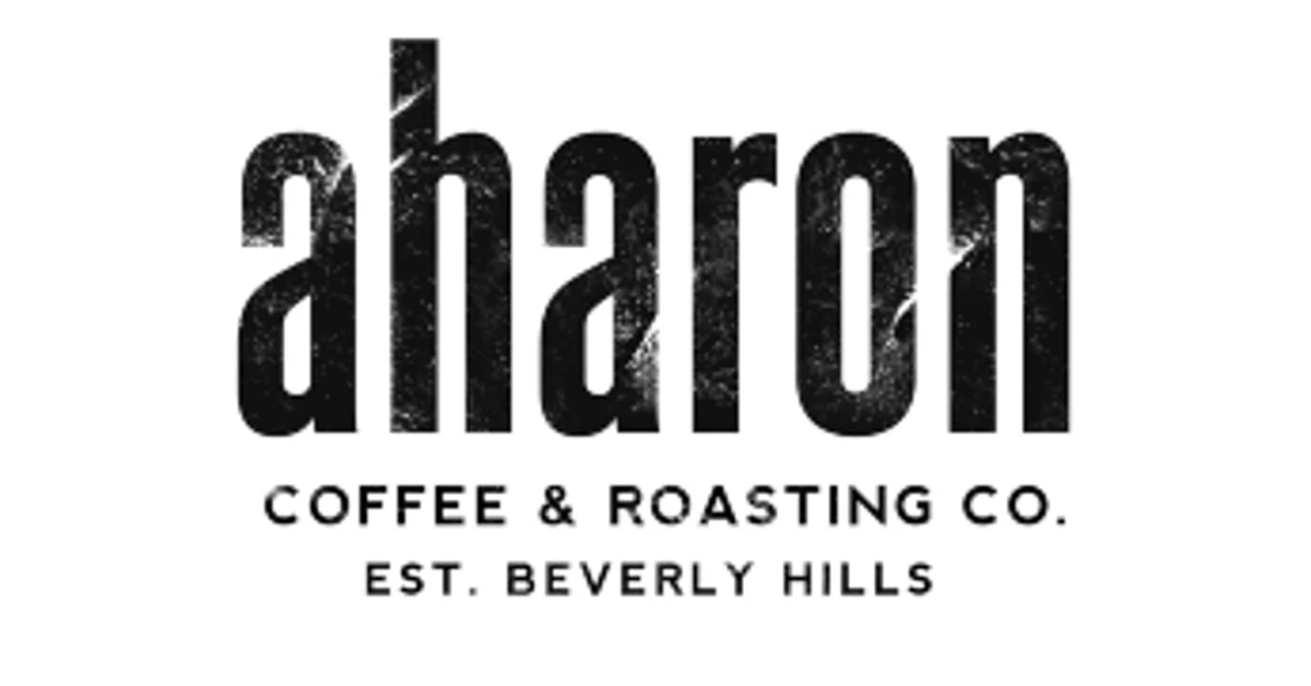 The Aharon Coffee & Roasting Co. logo, Beverly Hills