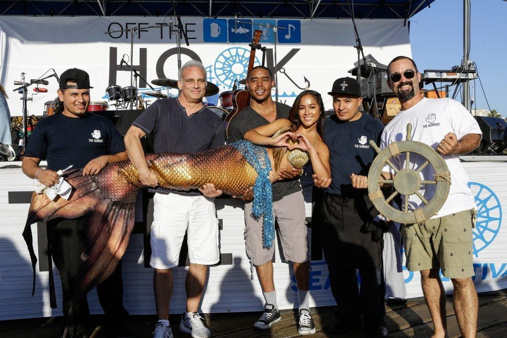 Seafood lovers gather at Off the Hook festival on the Santa Monica Pier