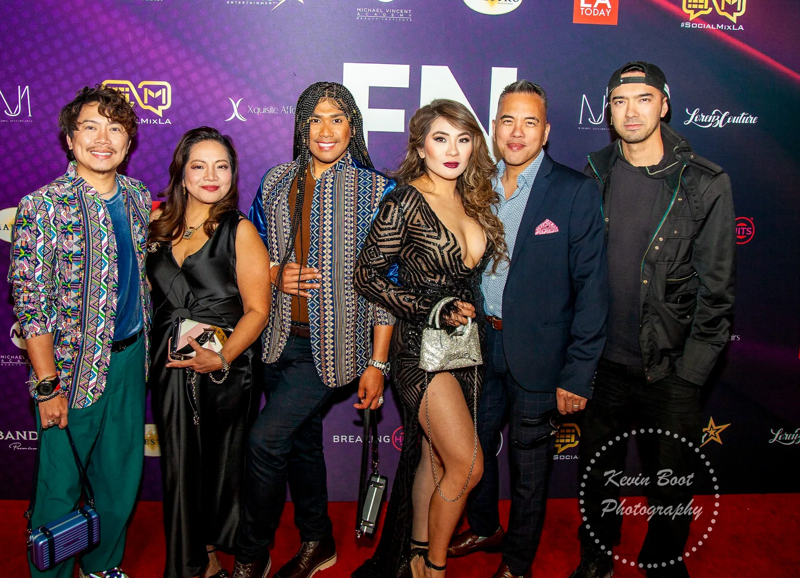 breaking hits group on the red carpet