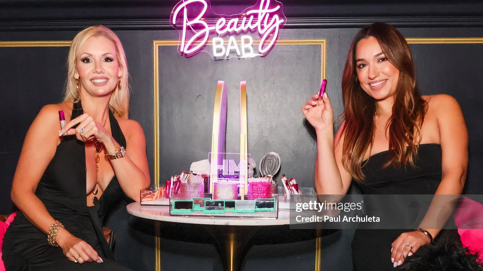 Haute Minute Makeup activation at Golden Globes Pre-Party.
