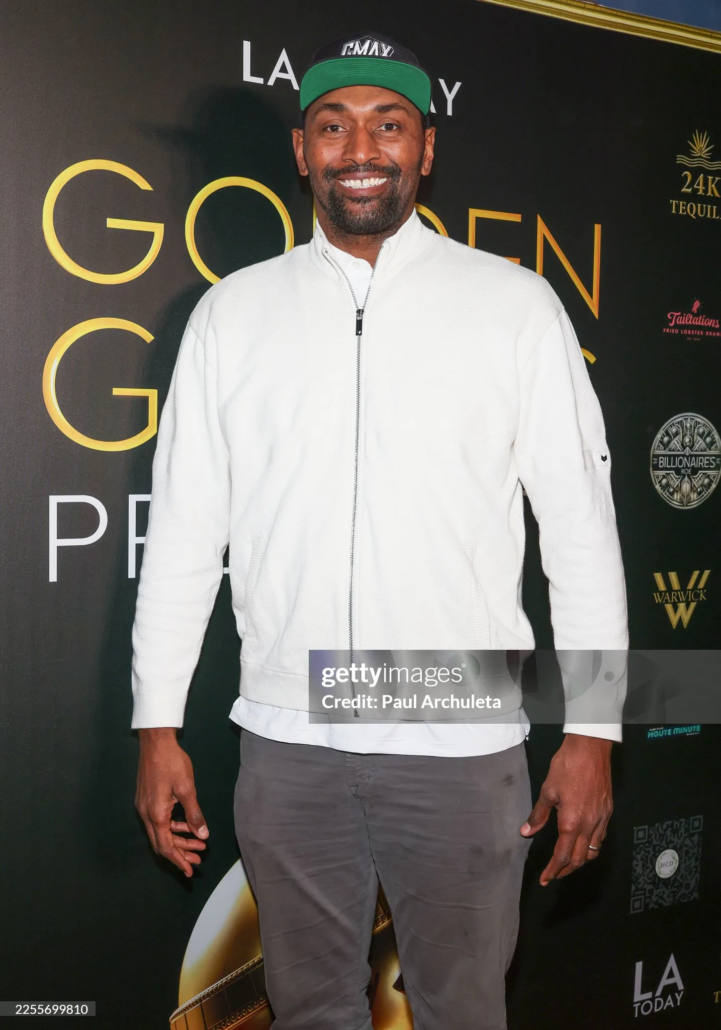 Metta World Peace on the Golden Globes Pre-Party red carpet at LA Today's VIP event.