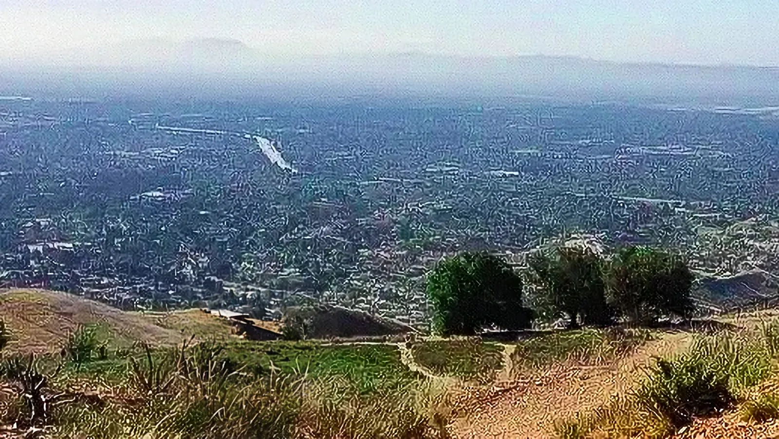360-degree views of the San Fernando Valley from Three Tree Hill