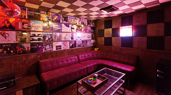 Private 80s-themed karaoke room at Break Room 86