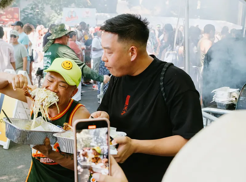626 Night Market in Los Angeles is ranked one of the World's Best Night Markets as guests enjoy the food.