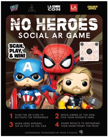 AR game "no heroes"