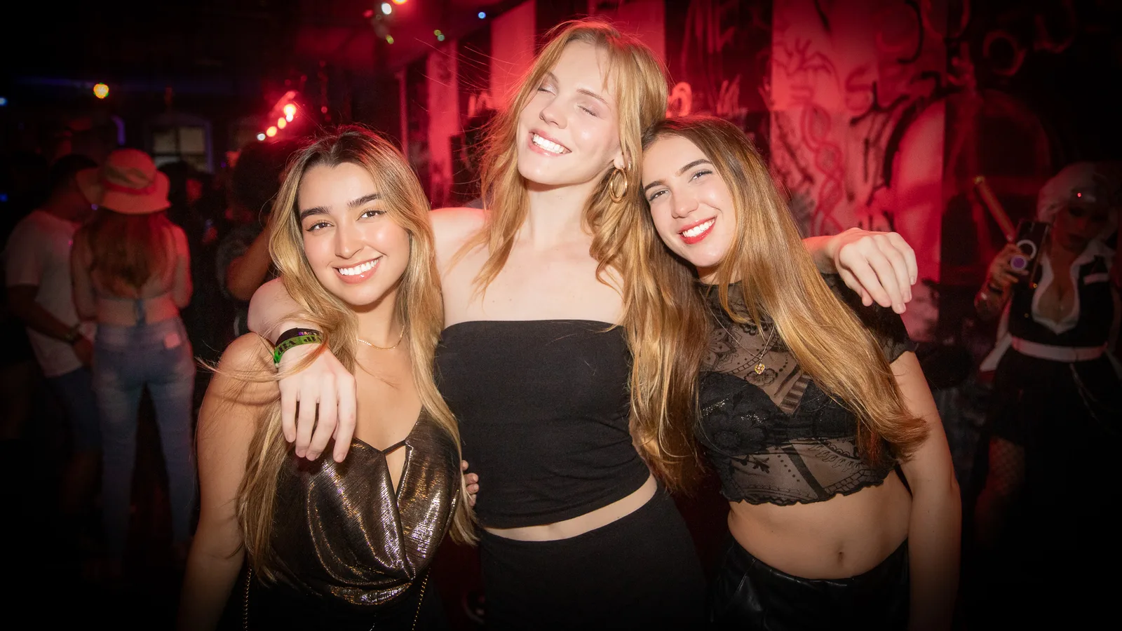 Twitch streamer and friends posing for a photo