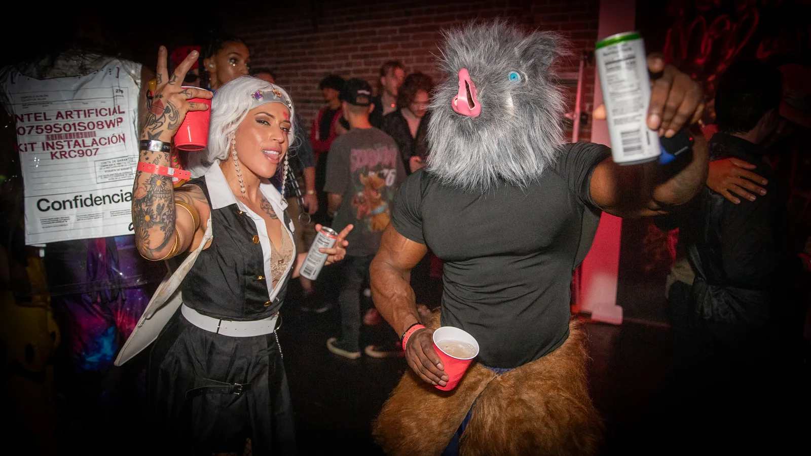 LA Comic Con After Party Cosplayers The Witcher