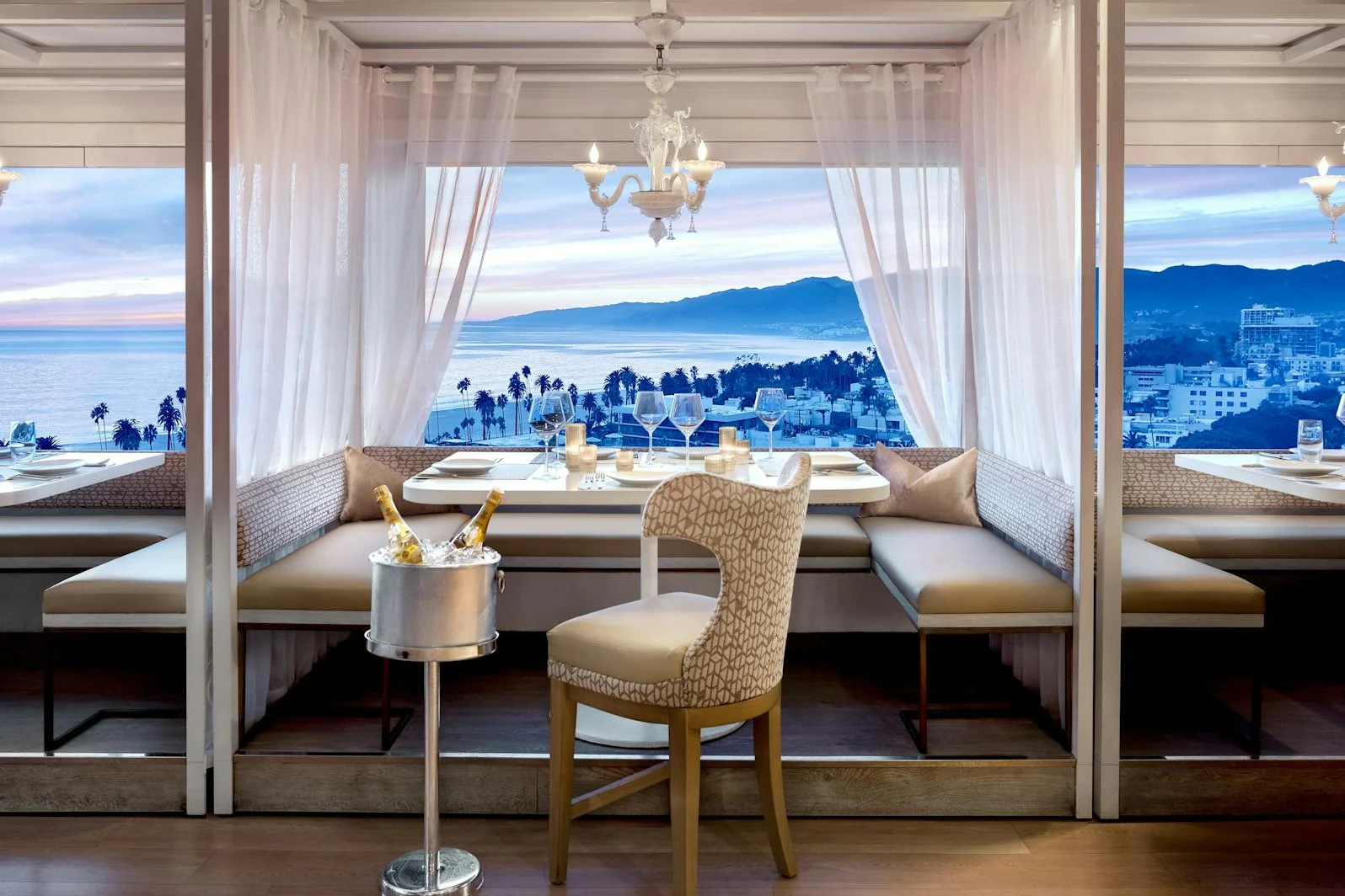 Ocean views from The Penthouse at the Huntley, Santa Monica