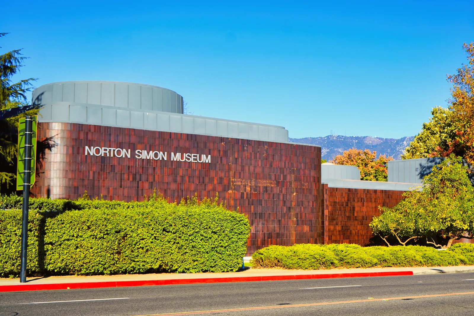 Exterior of the Norton Simon Museum in Pasadena
