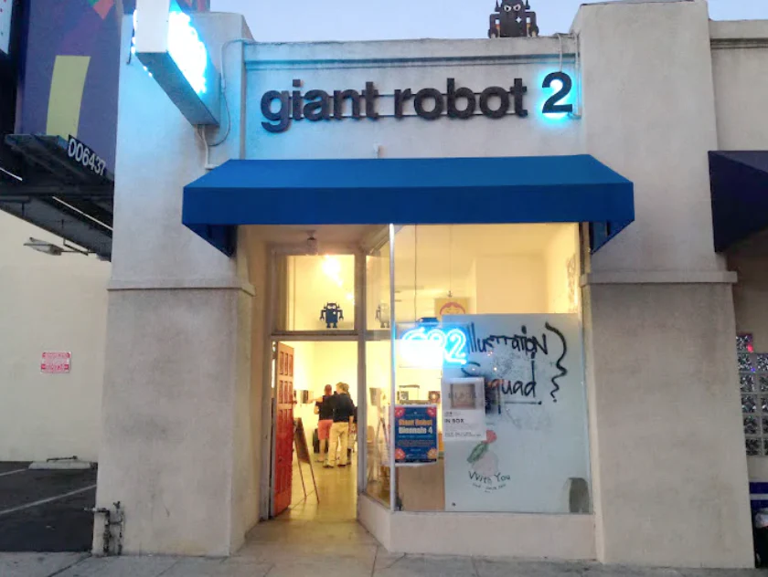 Giant Robot 2 gallery storefront on Sawtelle in West LA's Japantown