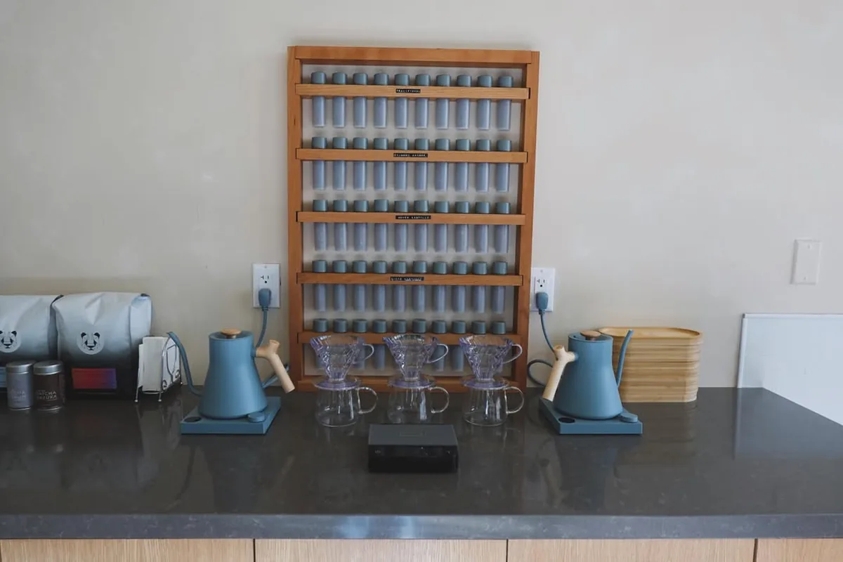 The brew bar at Milk Brew in downtown Pasadena