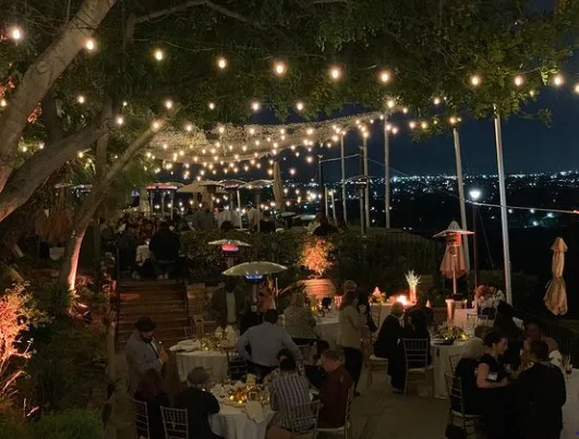 Odyssey Restaurant, San Fernando Valley view rooftop in Granada Hills