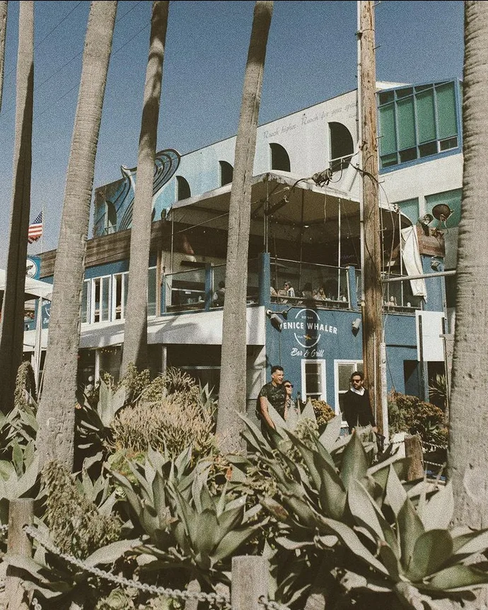 The Venice Whaler, beachfront rooftop restaurant in Venice