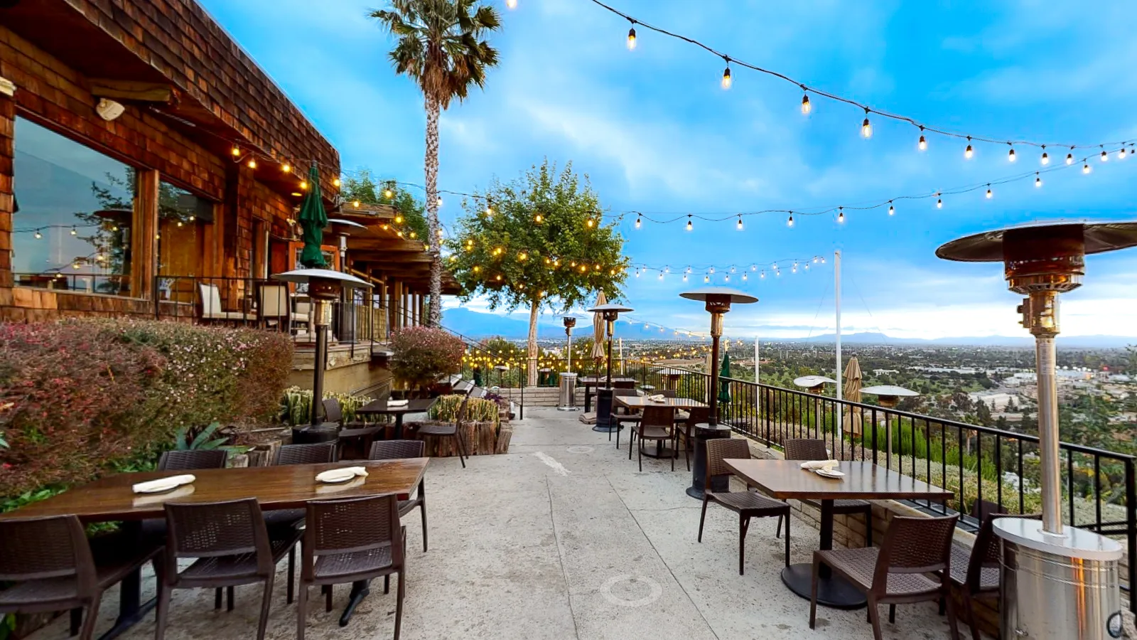 Panoramic San Fernando Valley views from The Odyssey, Granada Hills