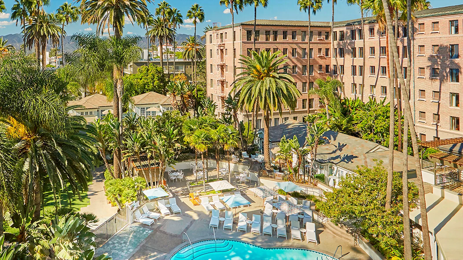 Fairmont Miramar Hotel and Bungalows in Santa Monica.