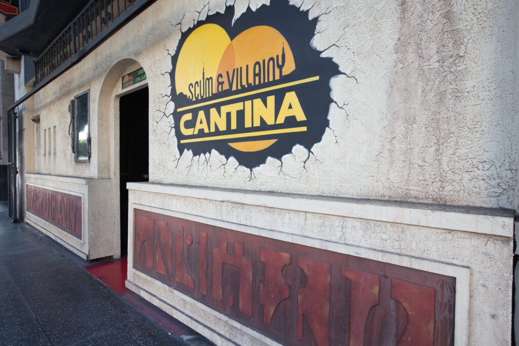 Scum & Villainy Cantina storefront, Hollywood