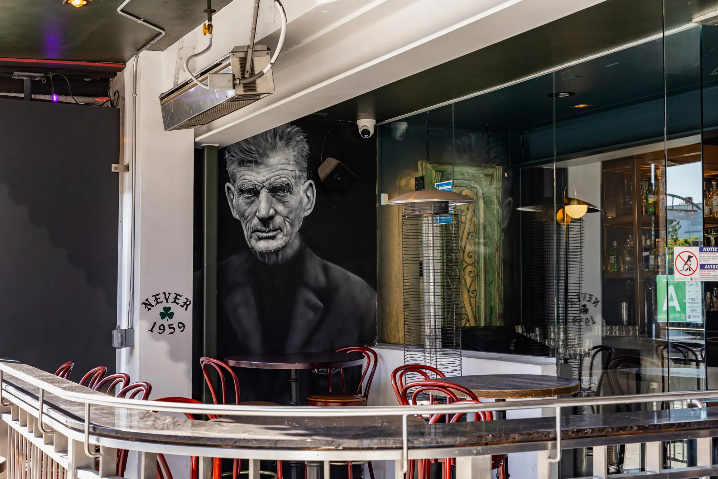 Roadhouse bar interior