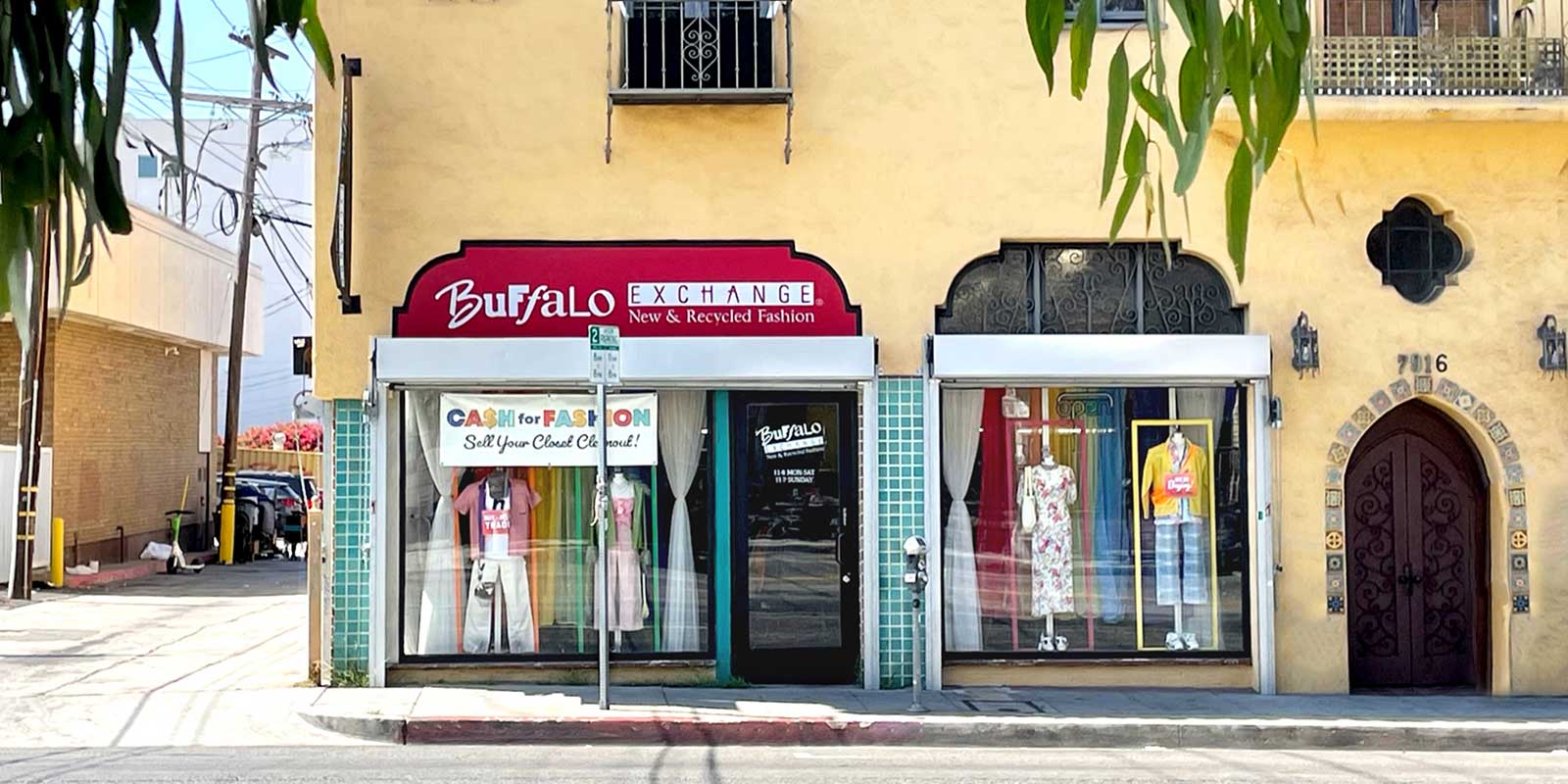 The Buffalo Exchange storefront in Los Angeles