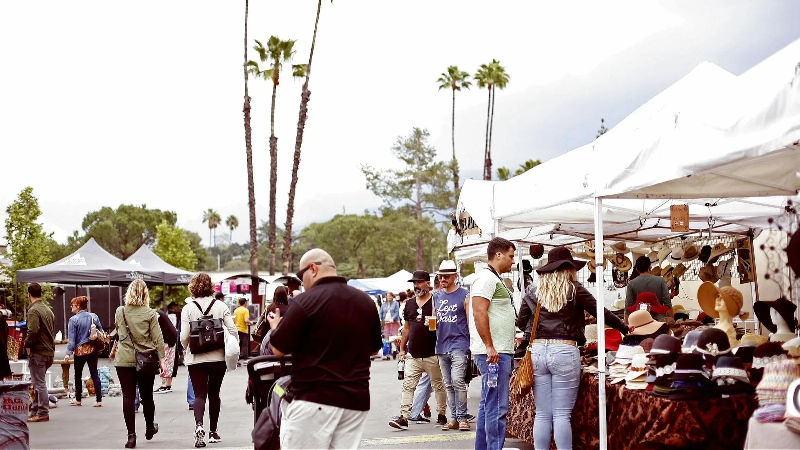 A large monthly outdoor market held at the Rose Bowl Stadium in Pasadena (1001 Rose Bowl Drive Pasadena, California 91103)
