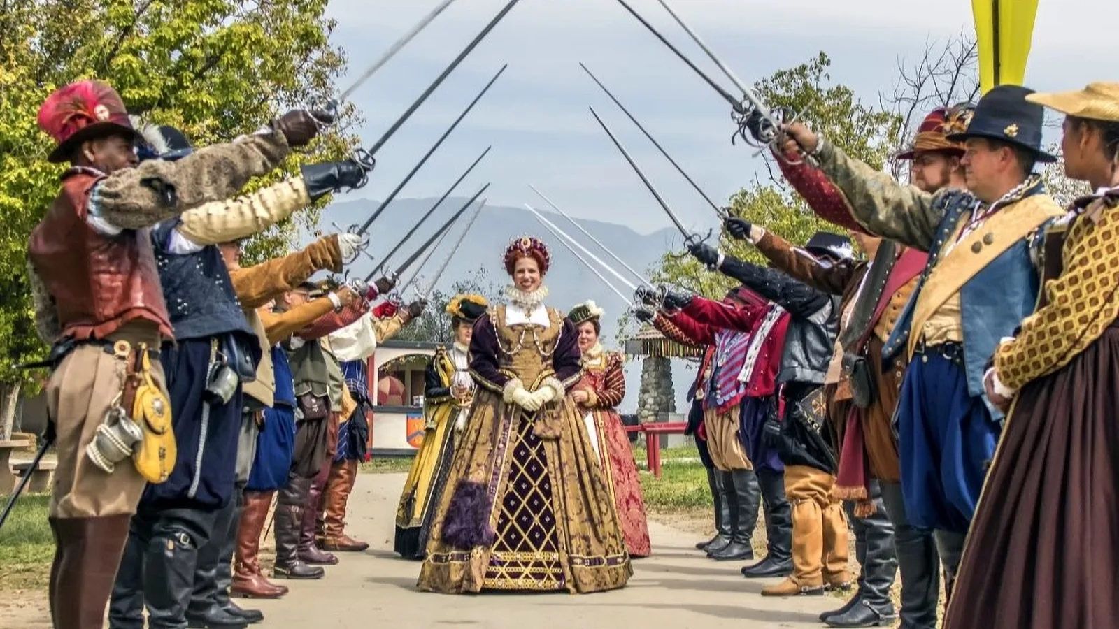 A large annual immersive festival in Southern California that recreates an Elizabethan-era English village marketplace at Santa Fe Dam Recreation Area (15501 E. Arrow Highway, Irwindale, CA 91706)