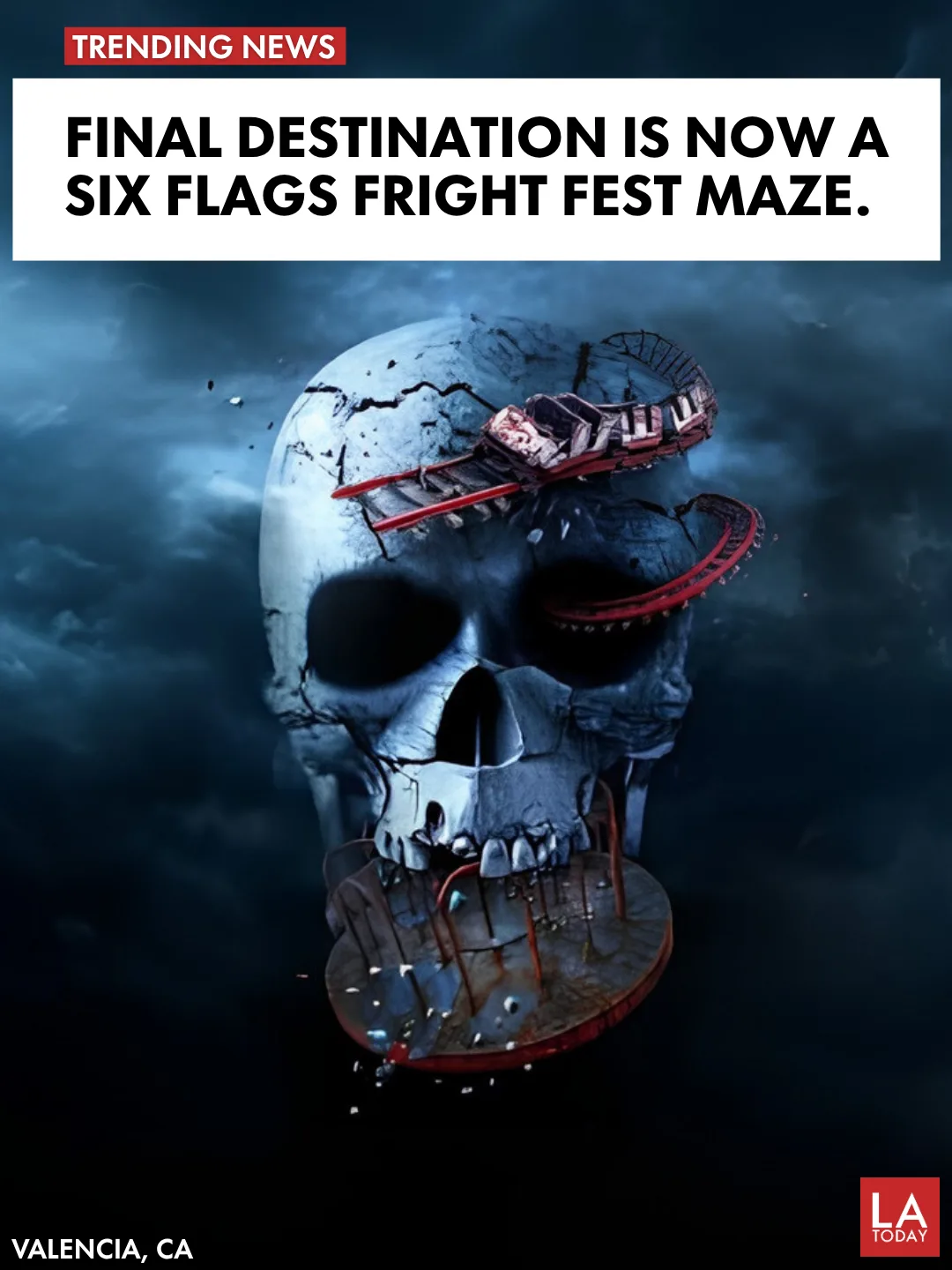 Fright Fest 2026 at Six Flags Magic Mountain in Valencia, with a new Final Destination haunted maze