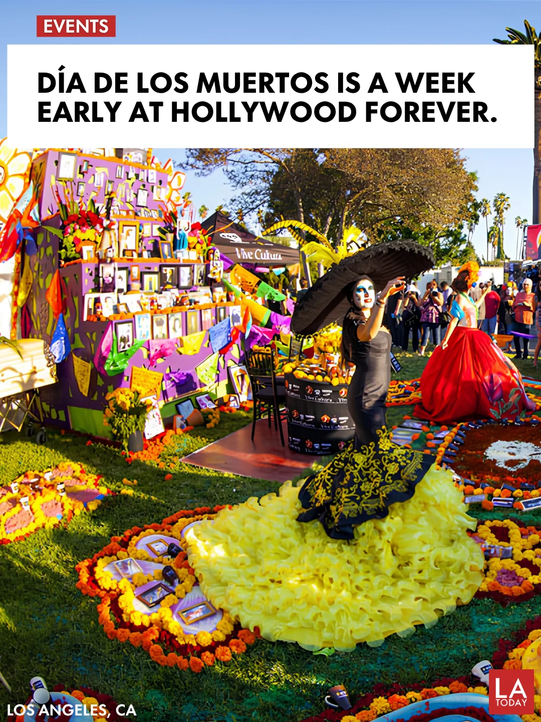 LA Today cover: Hollywood Forever Hosts Its 27th Annual Día de los Muertos on Saturday, October 24, 2026