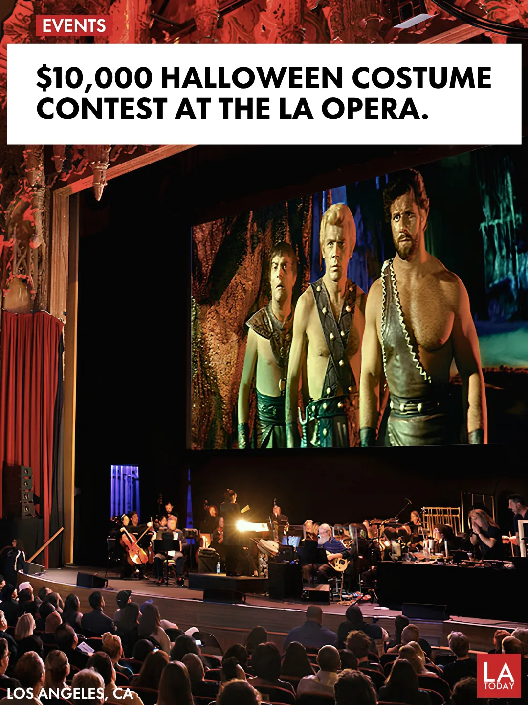 LA Today cover: LA Opera's Hercules vs Vampires Comes With a $10,000 Halloween Costume Contest
