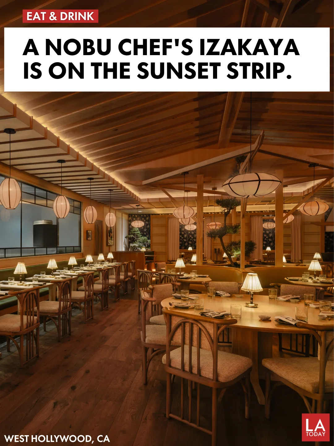 LA Today cover: Little Luck Brings a Nobu Alum's Izakaya to the Sunset Strip
