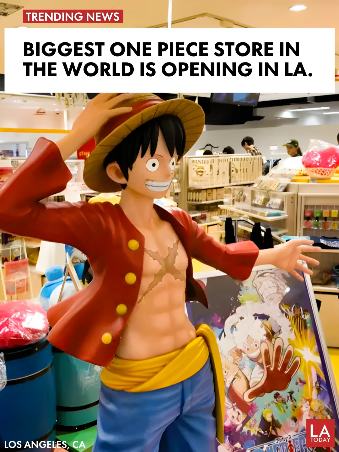 ONE PIECE Mugiwara Store coming to Westfield Century City