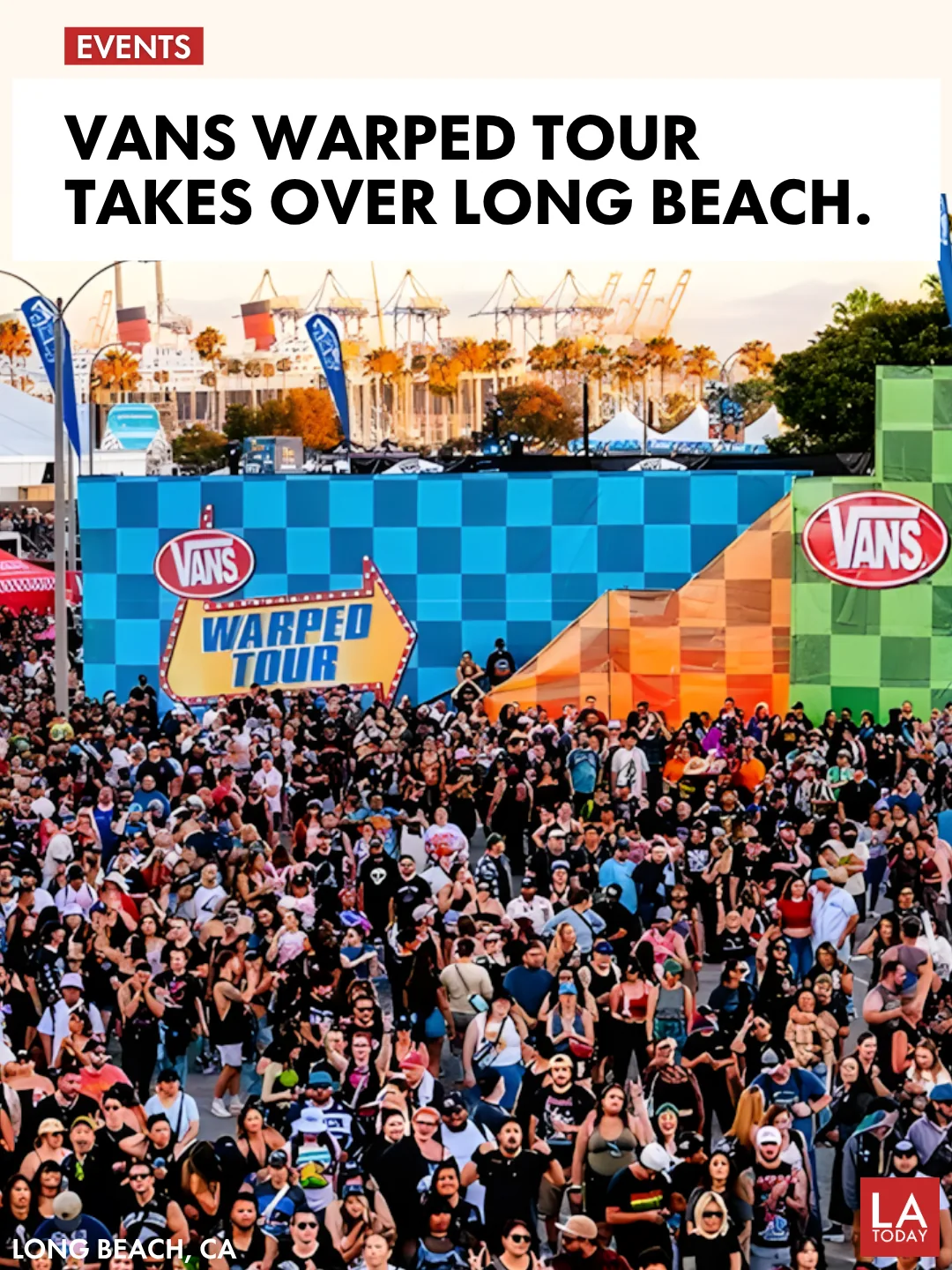 Vans Warped Tour Long Beach 2026 on the Shoreline waterfront