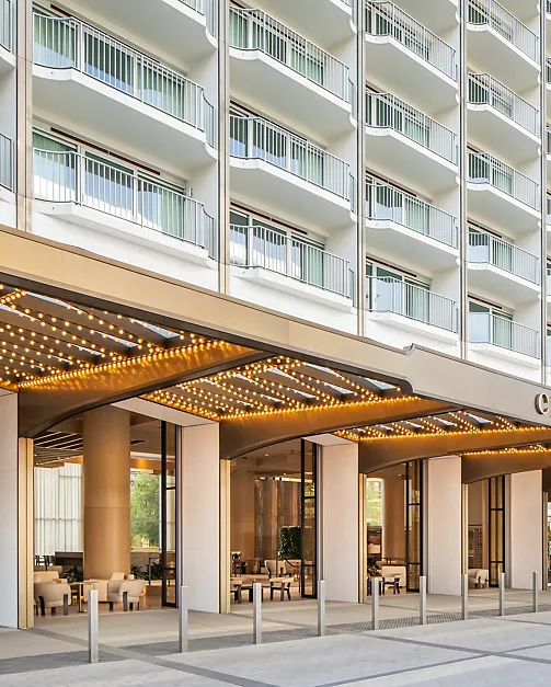 Fairmont Century Plaza hotel, a Valentine's dining destination in Century City LA