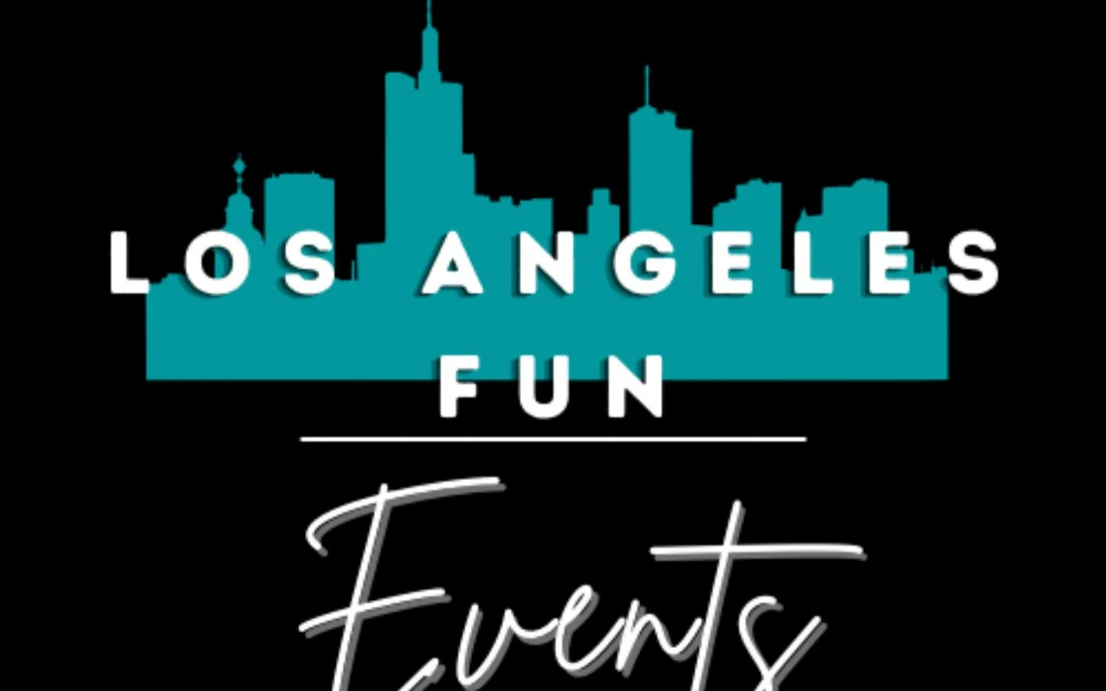 Event logo with a Los Angeles skyline silhouette and script wording