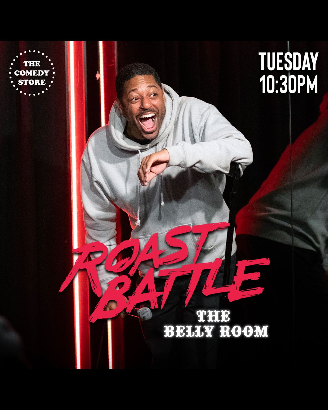 Roast Battle comedy show at The Belly Room, The Comedy Store, Hollywood