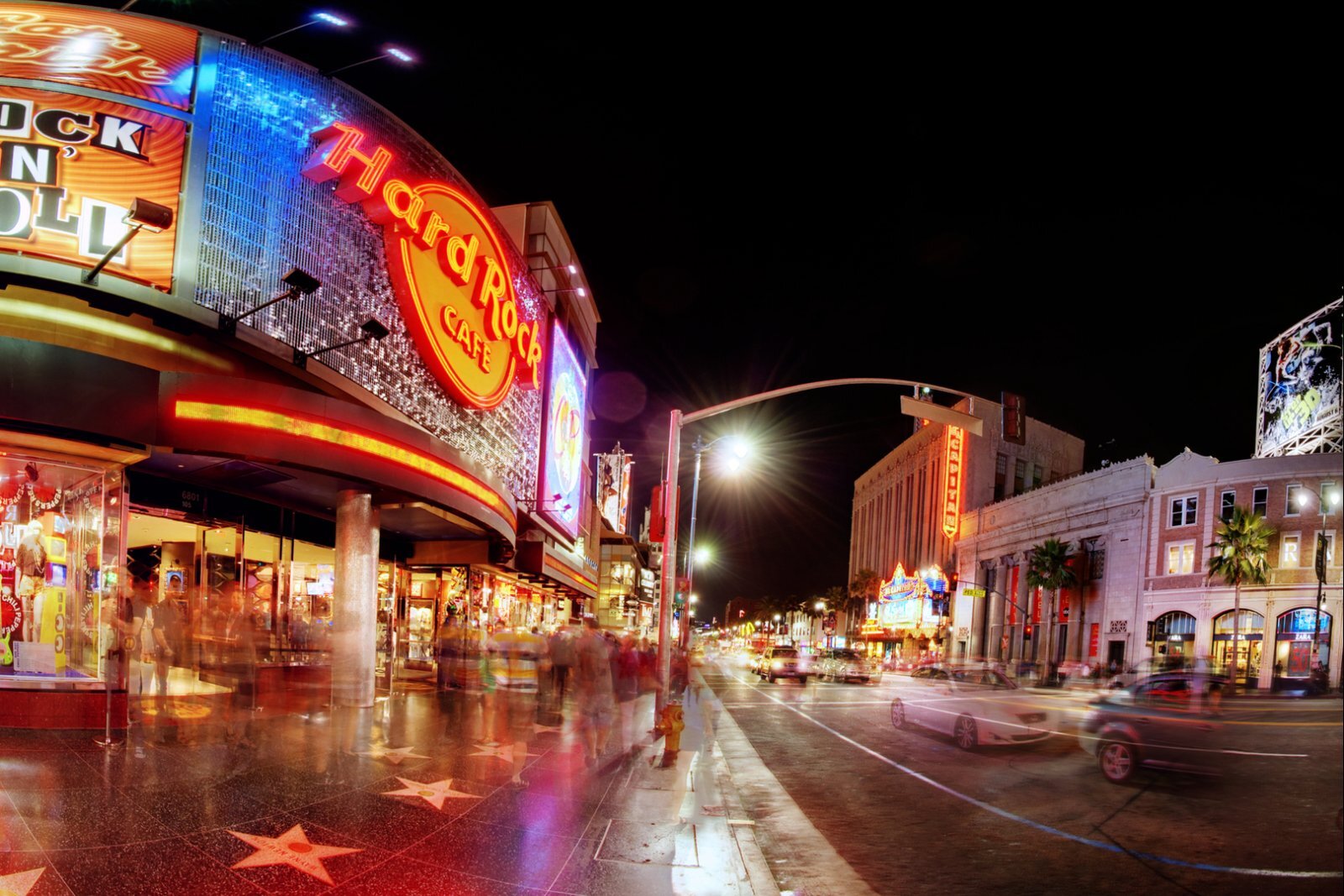 Hard Rock Cafe on Hollywood Boulevard